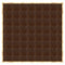 Chivari 32' x 32' Fruitwood Portable Dance Floor with Classic Gold Edge Trim DF-32X32-FRTCG-KT