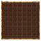 Chivari 32' x 32' Fruitwood Portable Dance Floor with Gold Edge Trim DF-32X32-FRTG-KT