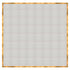 Chivari 32' x 32' White Portable Dance Floor with Gold Edge Trim DF-32X32-WHTG-KT