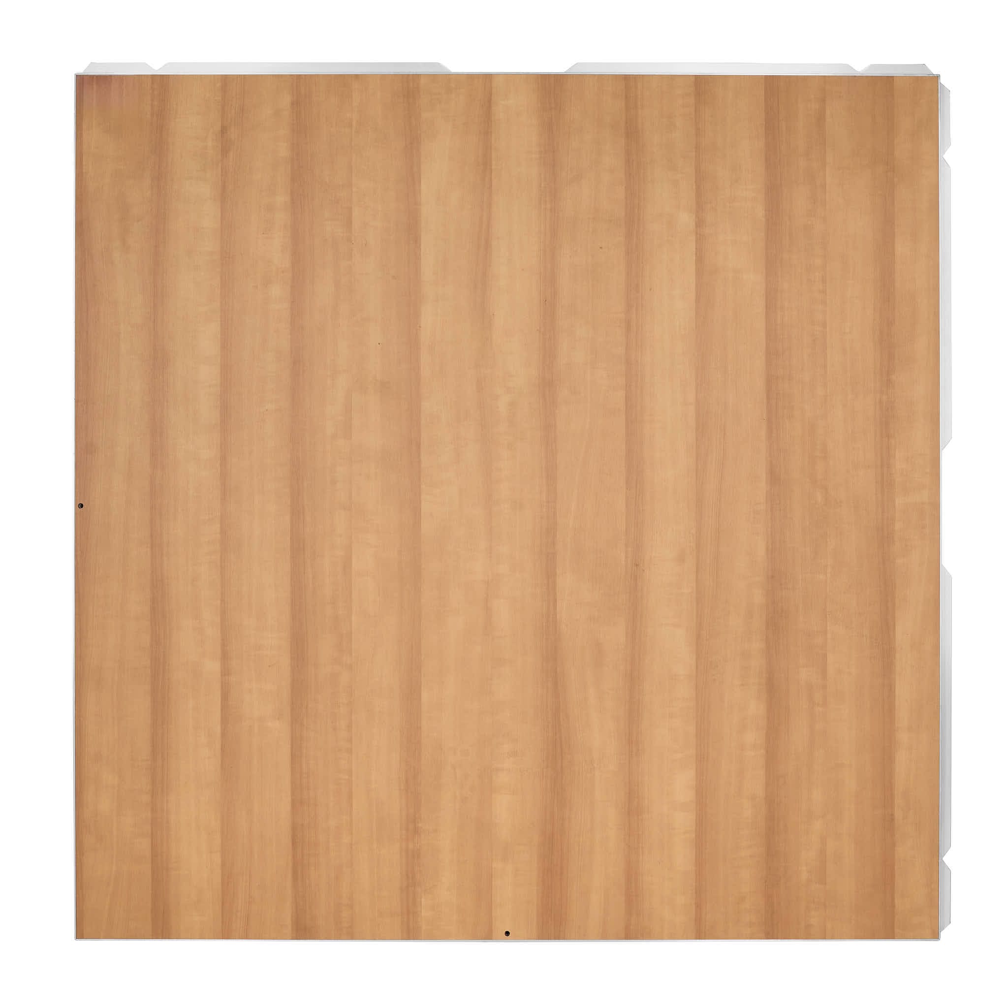 Chivari 12' x 12' Chestnut Portable Dance Floor with Gold Edge Trim DF-12X12-CHTG-KT