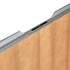 Chivari 12' x 12' Chestnut Portable Dance Floor with Silver Edge Trim DF-12X12-CHTS-KT