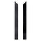 Chivari Black Aluminum Dance Floor Left Female Corner Rail with Camlock DF-RL-LC-BLKF-AX