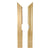 Chivari Classic Gold Aluminum Dance Floor Left Male Corner Rail with Camlock DF-RL-LC-CGLDM-AX