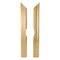 Chivari Classic Gold Aluminum Dance Floor Left Male Corner Rail with Camlock DF-RL-LC-CGLDM-AX