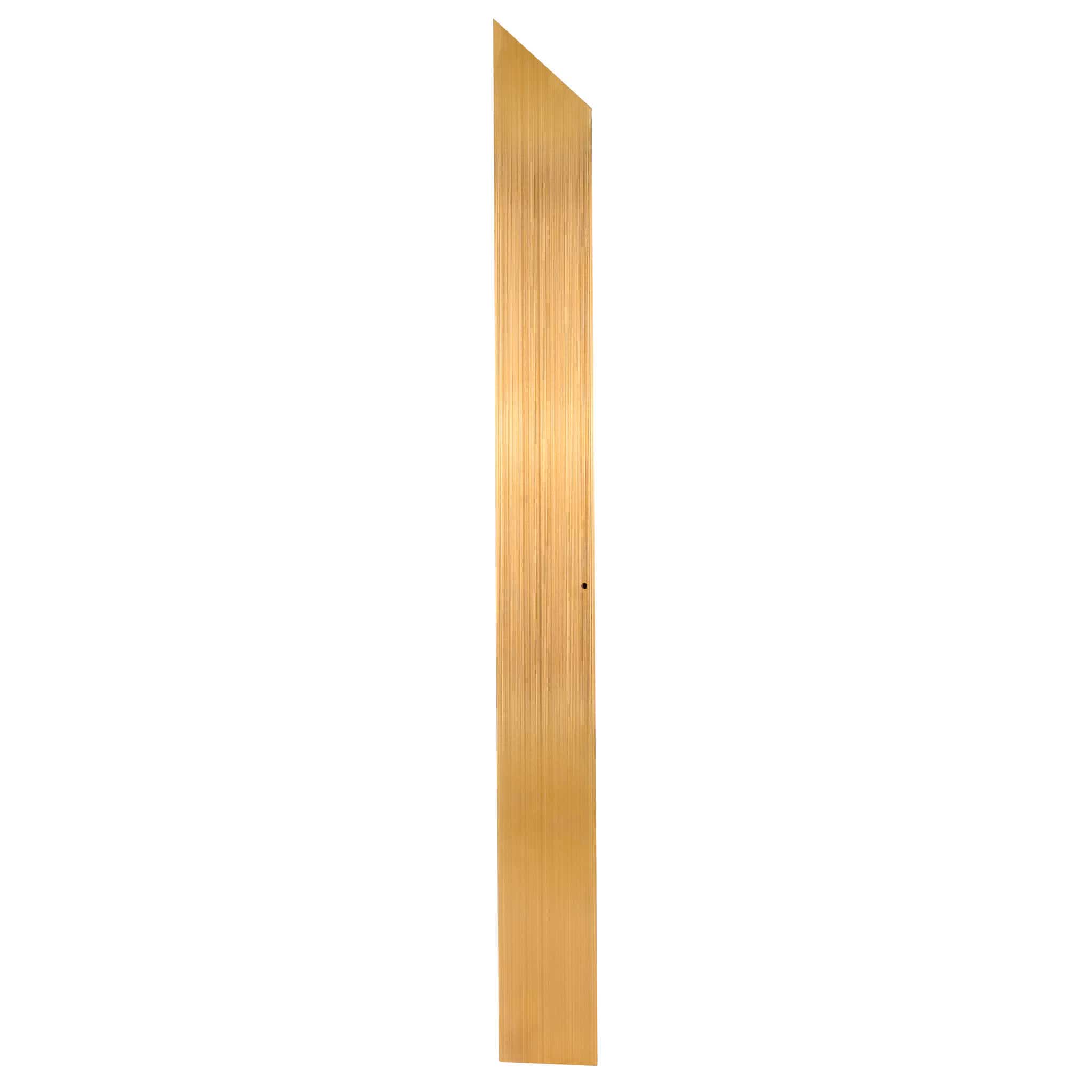 Chivari Gold Aluminum Rail for Dance Floor Left Female Corner with Camlock DF-RL-LC-GLDF-AX