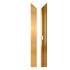 Chivari 32' x 32' Black Portable Dance Floor with Gold Edge Trim DF-32X32-BLKG-KT