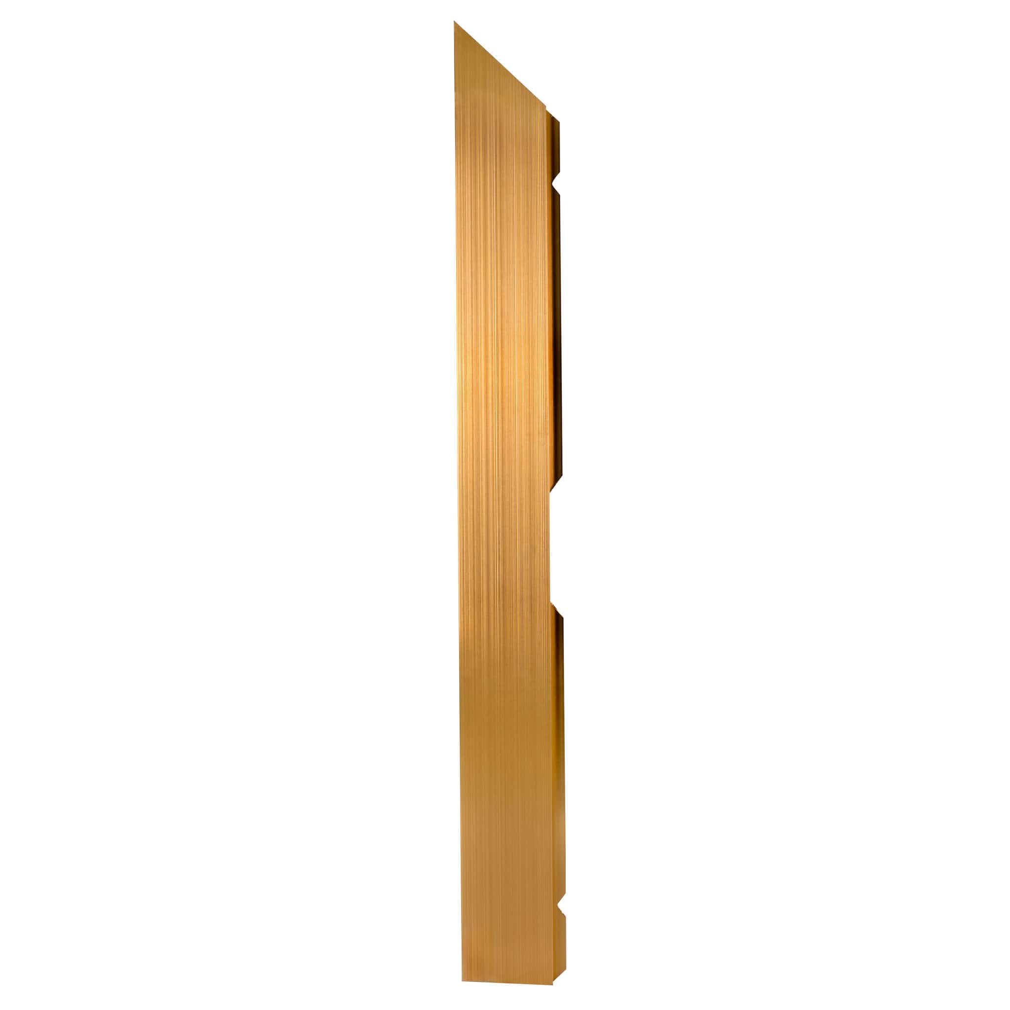 Chivari Gold Aluminum Rail for Dance Floor Left Male Corner with Camlock DF-RL-LC-GLDM-AX