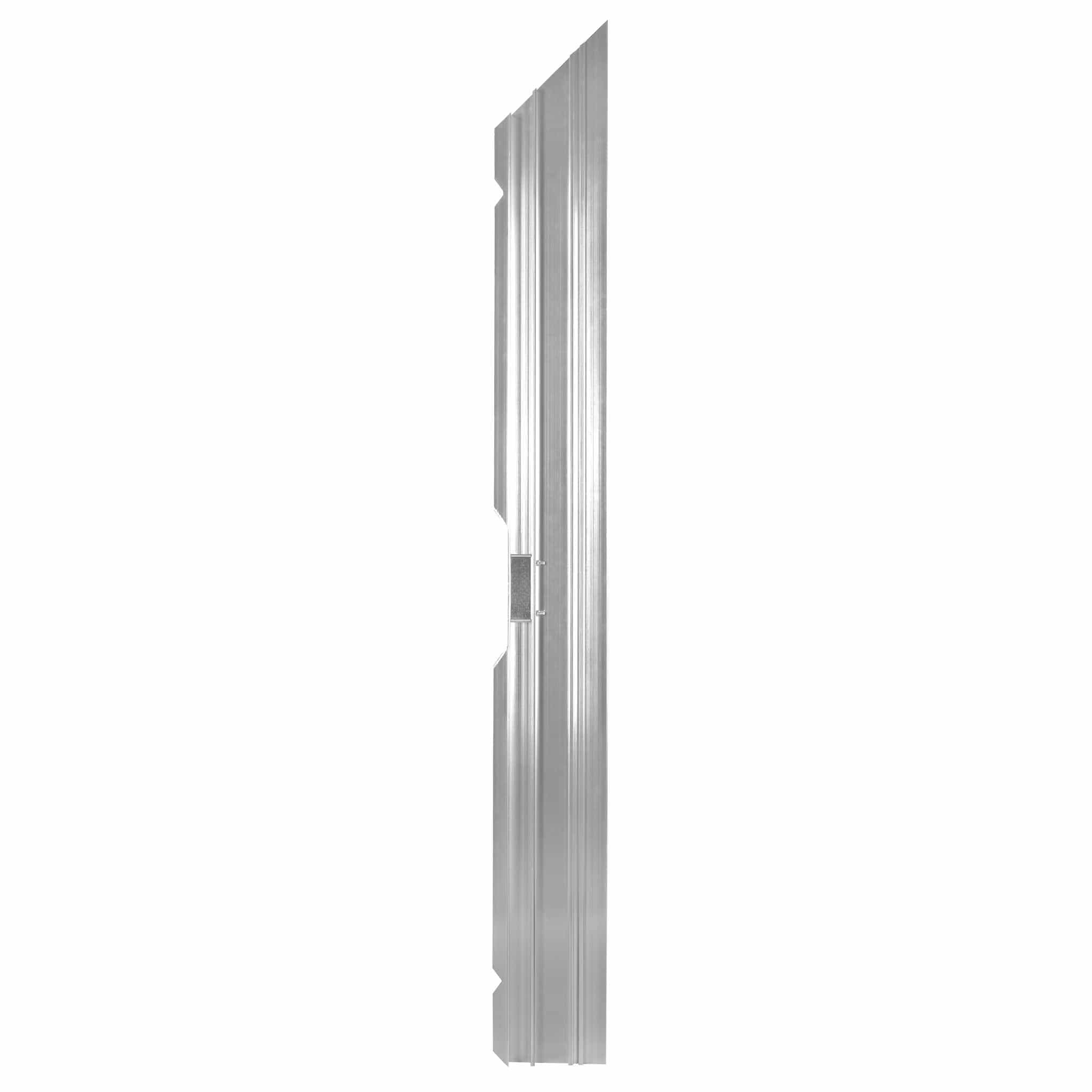 Chivari Silver Aluminum Rail for Dance Floor Left Male Corner with Camlock DF-RL-LC-SLVM-AX