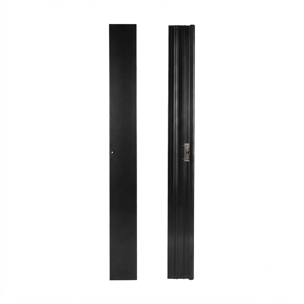 Chivari Black Aluminum Dance Floor Straight Edge Female Rail with Camlock DF-RL-NC-BLKF-AX