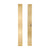 Chivari Classic Gold Aluminum Dance Floor Straight Edge Female Rail with Camlock DF-RL-NC-CGLDF-AX