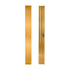 Chivari 12' x 12' Chestnut Portable Dance Floor with Gold Edge Trim DF-12X12-CHTG-KT