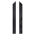 Chivari 12' x 12' Black & White Portable Dance Floor with Black Edge Trim DF-12X12-BLKWHTB-KT