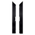 Chivari 12' x 12' Black & White Portable Dance Floor with Black Edge Trim DF-12X12-BLKWHTB-KT