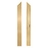 Chivari 32' x 32' Black Portable Dance Floor with Classic Gold Edge Trim DF-32X32-BLKCG-KT