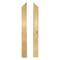 Chivari Classic Gold Aluminum Dance Floor Right Female Corner Rail with Camlock DF-RL-RC-CGLDF-AX