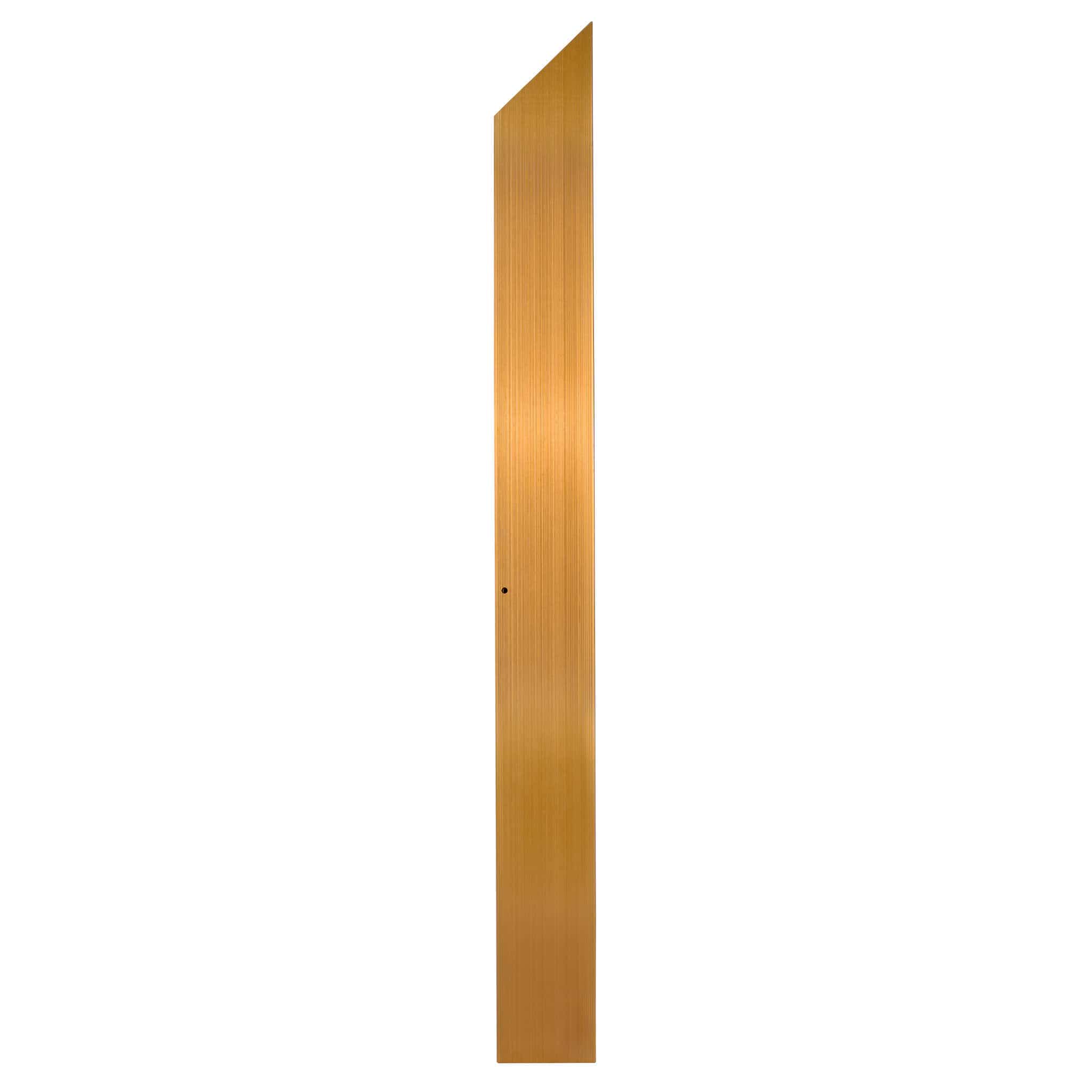 Chivari Gold Aluminum Rail for Dance Floor Right Female Corner with Camlock DF-RL-RC-GLDF-AX