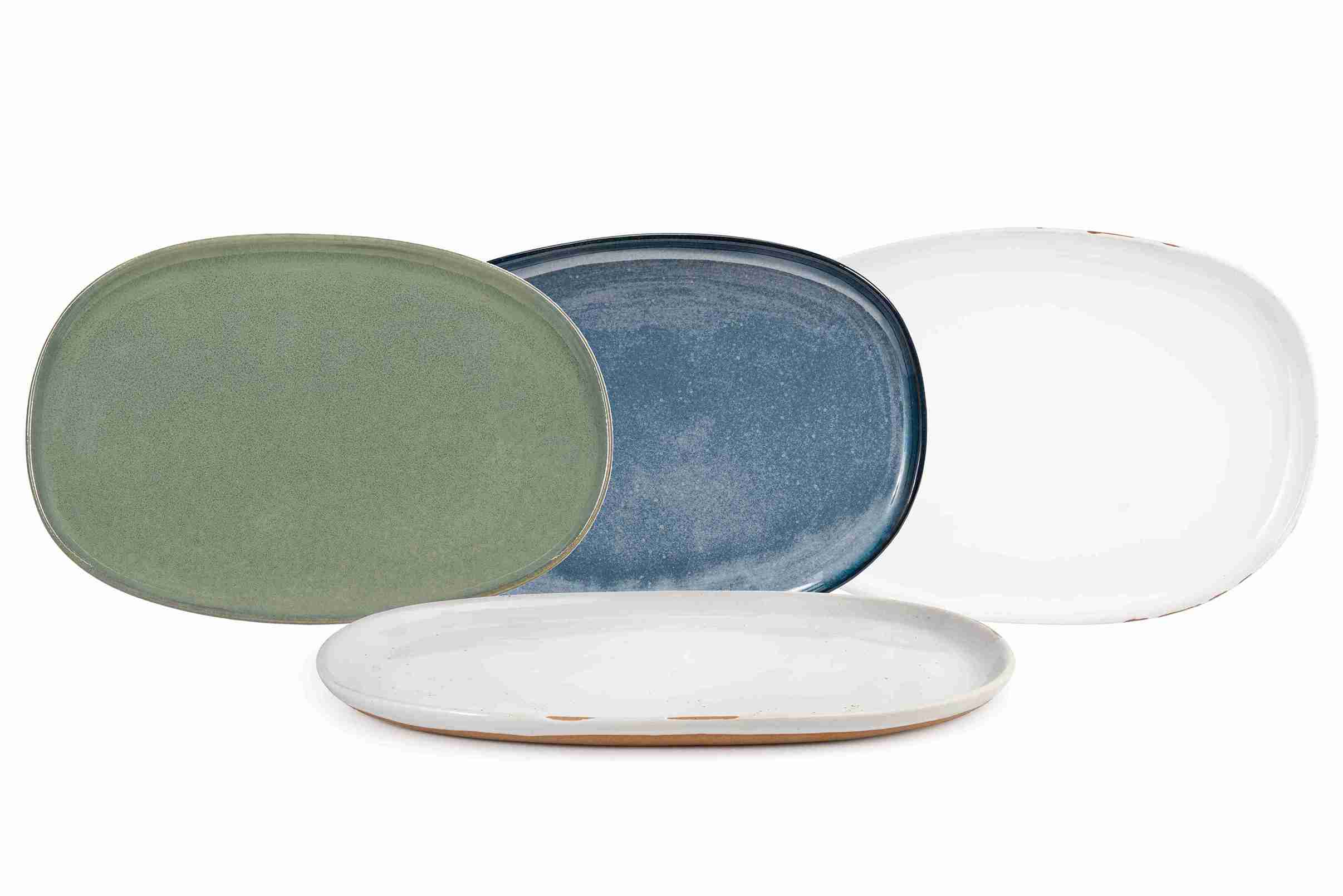 Front of the House Front of the House 13" Oval Artefact® Platter - Ash (Sold in case pack of 4) FOH-DOS033BEP21
