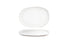Front of the House Front of the House 13" Oval Artefact® Platter - White (Sold in case pack of 4) FOH-DOS033WHP21