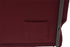 Chivari Maroon Fabric Church Chair with Full Back 20.5" Wide Gold Vein Steel Frame CH20FMGV-ZF-T