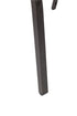 Chivari Black Fabric Church Chair with Full Back 20.5" Wide Black Steel Frame CH20FBB-ZF-T