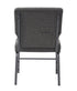 Chivari Gray Fabric Church Chair with Full Back 20.5" Wide Silver Vein Steel Frame CH20FGRSV-ZF-T