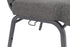 Chivari Gray Fabric Church Chair with Full Back 20.5" Wide Silver Vein Steel Frame CH20FGRSV-ZF-T
