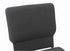 Chivari Dark Gray Fabric Church Chair with Cut-Away Back 20.5" Wide Silver Vein Steel Frame CH20DGRSV-ZF-T