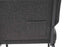 Chivari Gray Fabric Church Chair with Cut-Away Back 20.5" Wide Silver Vein Steel Frame CH20GRSV-ZF-T