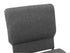 Chivari Gray Fabric Church Chair with Cut-Away Back 20.5" Wide Silver Vein Steel Frame CH20GRSV-ZF-T
