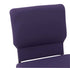 Chivari Purple Fabric Church Chair with Cut-Away Back 20.5" Wide Gold Vein Steel Frame CH20PUGV-ZF-T