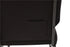 Chivari Walnut Church Chair with White Dot Fabric Cut-Away Back 20.5" Wide Gold Vein Steel Frame CH20WDGV-ZF-T