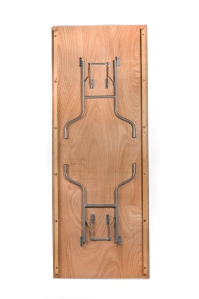 Chivari 96" x 30" (8 Foot) Rectangle Heavy Duty Plywood Folding Table TPLYRT9630M-AX-T