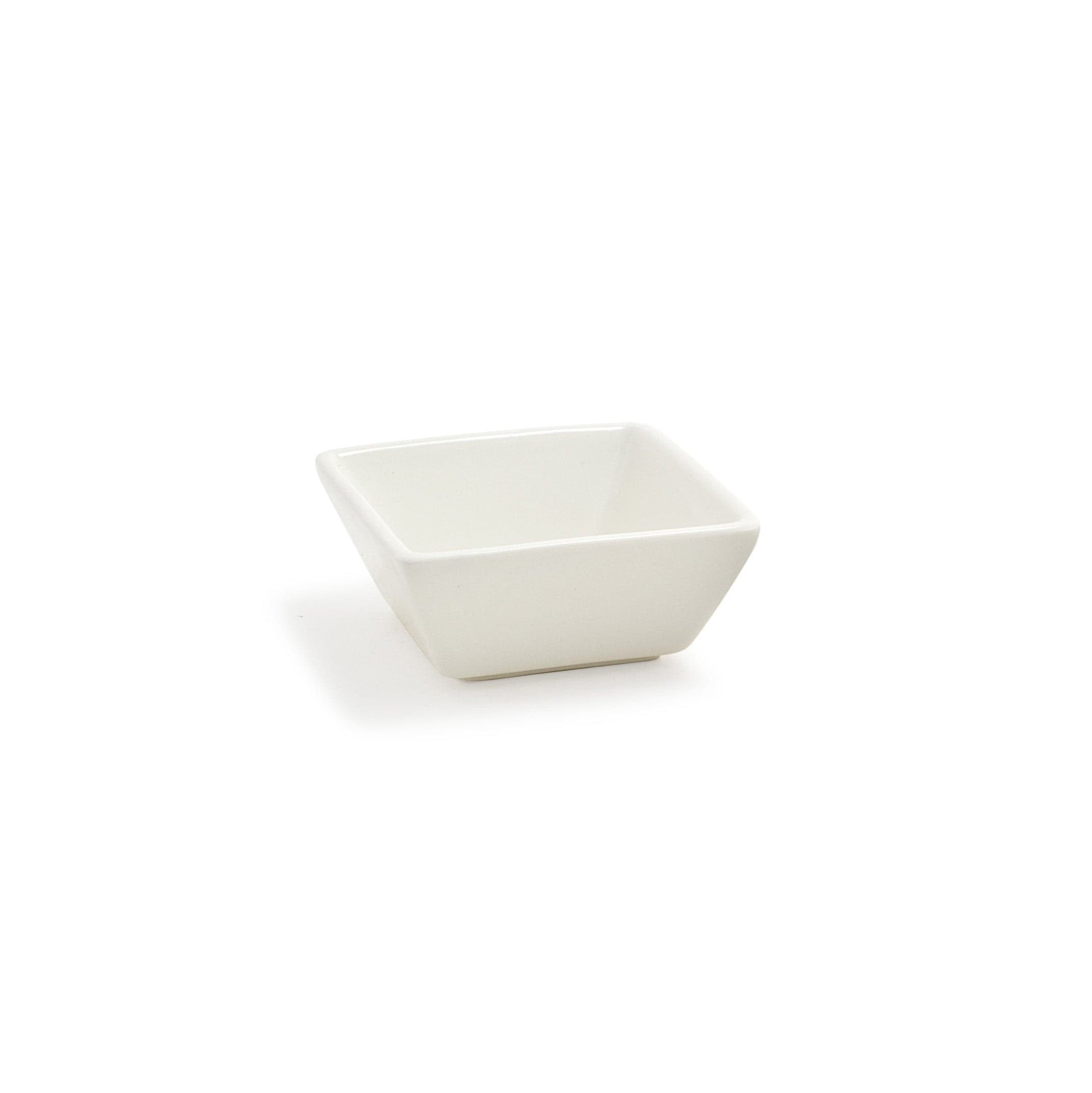 Front of the House FOH DSD026BEP13 3.25" Square Catalyst® Kyoto™ Dish - 4 oz - Case of 12 FOH-DSD026BEP13