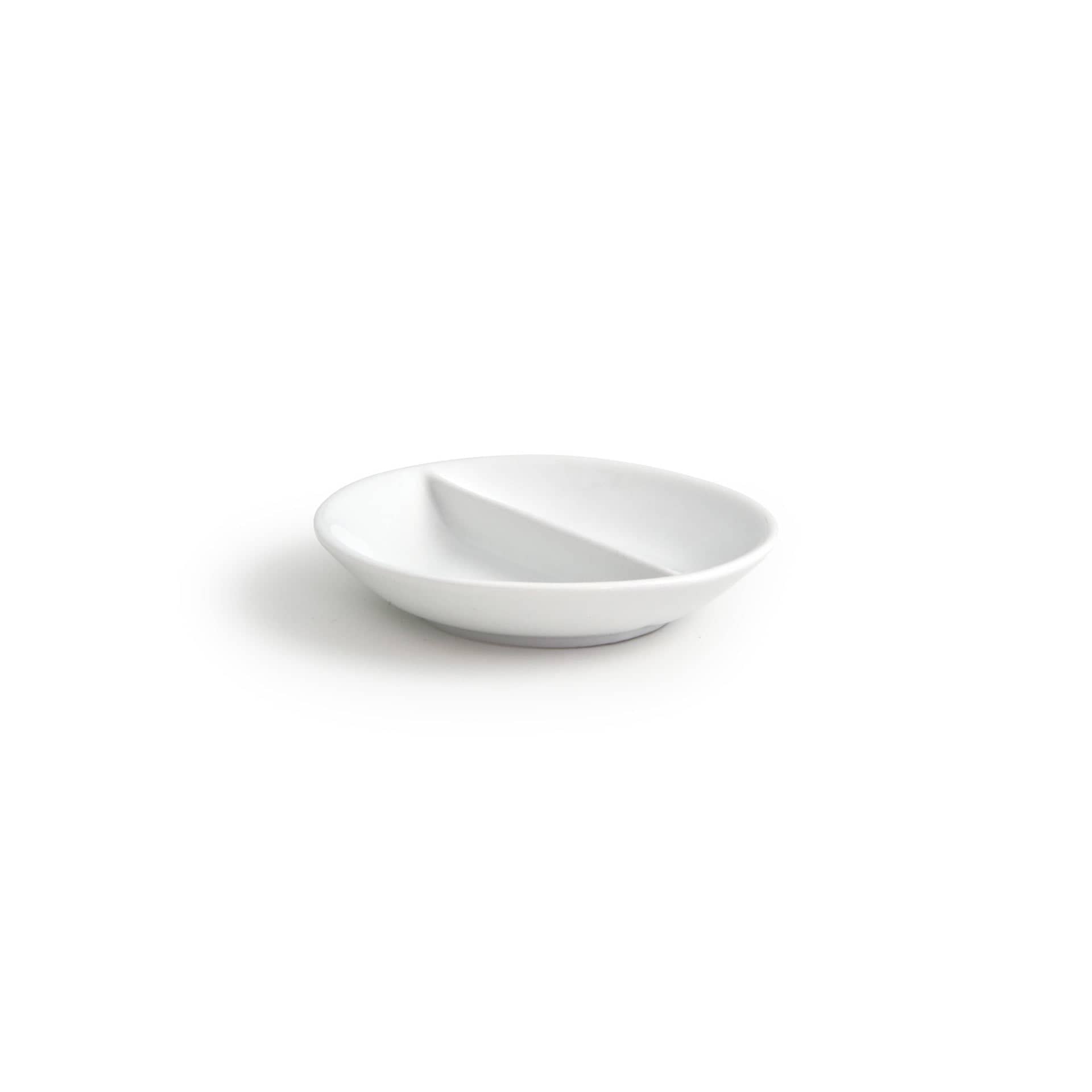 Front of the House Front of the House DSD038WHP23 Monaco 3.75" Superwhite Round Porcelain Dish-Sauce - Case of 12 FOH-DSD038WHP23