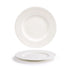 Front of the House Front of the House DSP042BEP22 8" Round Catalyst® Rim Plate - Facet™ - Case of 6 FOH-DSP042BEP22