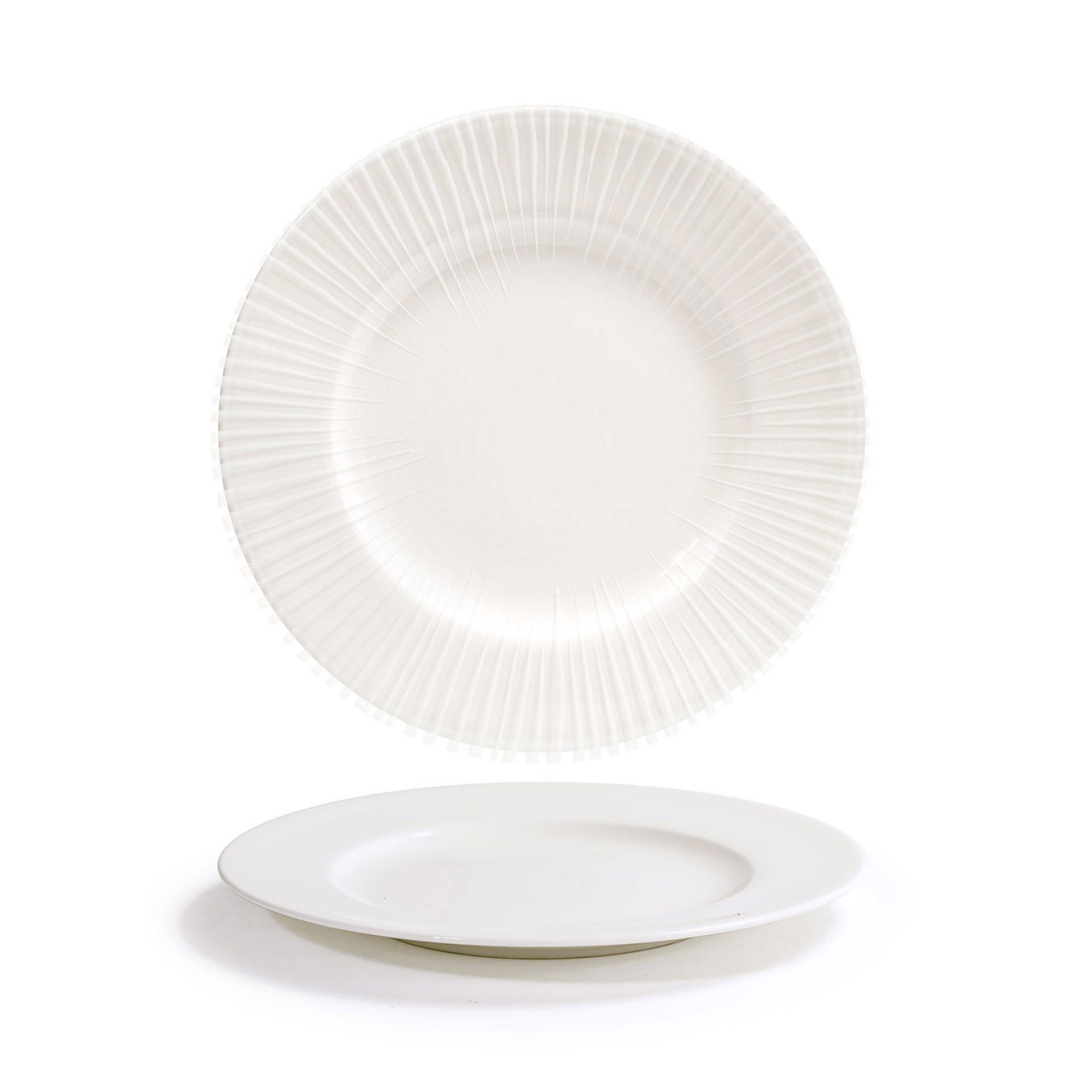 Front of the House Front of the House DSP043BEP22 8" Round Catalyst® Rim Plate - Focus™ - Case of 6 FOH-DSP043BEP22