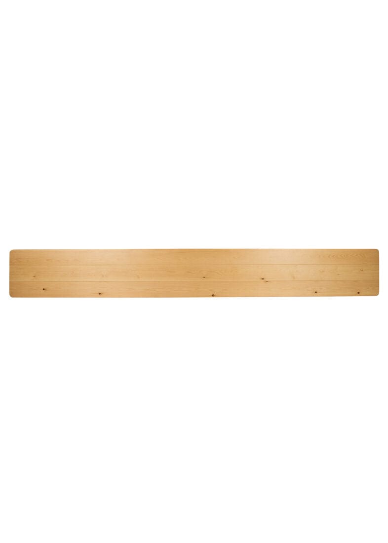 Chivari Natural 8 Foot (96″ x 12″) Rectangle Farmhouse Table Bench TFARM-BENCH-9612-NATURAL-AX-T