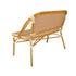 Toulouse Beige on Maroon French Bistro Set with 48"x36" Table and 2 Benches FBK-BM-4836X2B