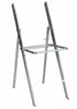 Chivari White with White Vinyl Cushion Resin Steel Skeleton™ Folding Chair CFRW-ST-A