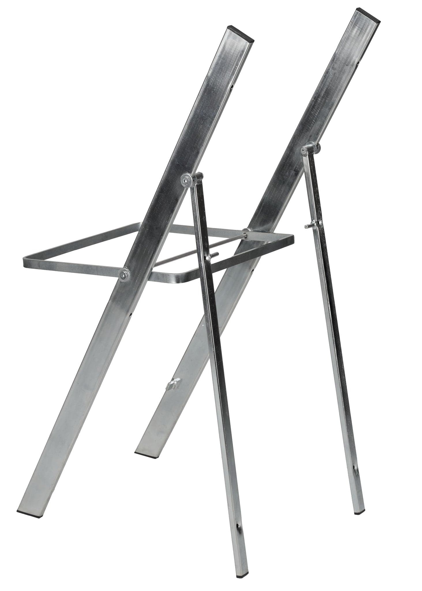 Chivari White with White Vinyl Cushion Resin Steel Skeleton™ Folding Chair CFRW-ST-A