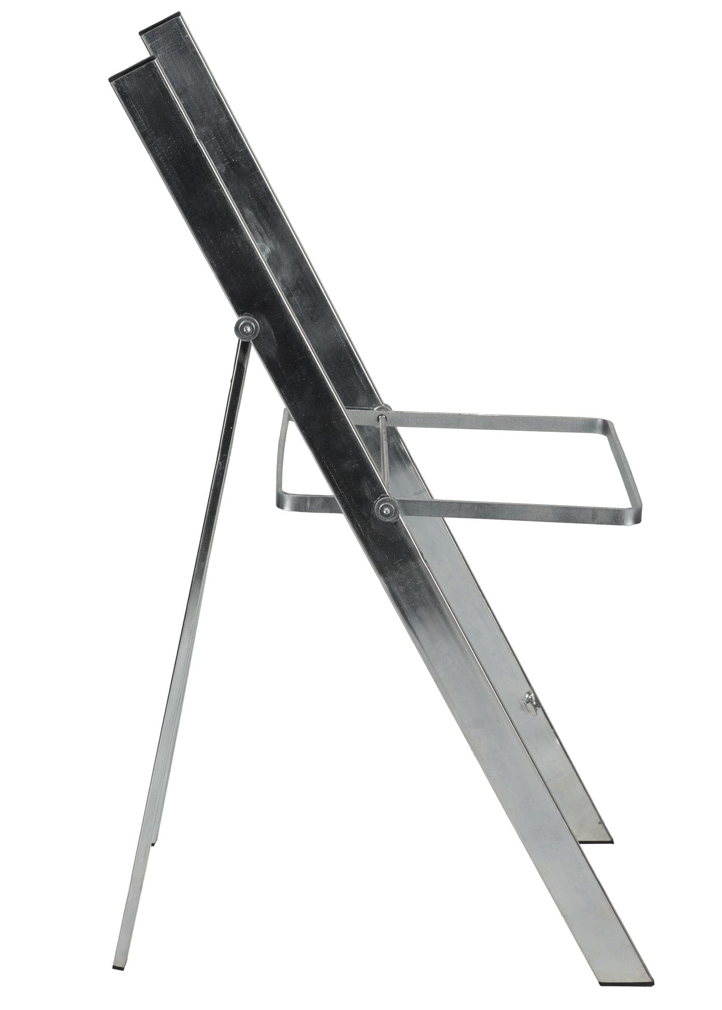 Chivari Black with Black Vinyl Cushion Resin Steel Skeleton™ Folding Chair CFRB-ST-A
