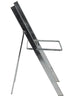 Chivari Mahogany WoodGrain™ Resin Steel Skeleton™ Folding Chair with Black Seat CFRM-ST-A