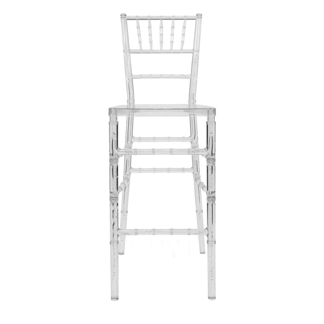 Chivari Clear Resin ProClear™ Chiavari Barstool BCRC-ZG-T
