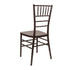 Chivari Fruitwood Resin Steel Skeleton™ Chiavari Chair- 4 Pack - Some Assembly Required CCRF-U4-STEEL-AX-T-4