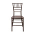 Chivari Fruitwood Resin Steel Skeleton™ Chiavari Chair- 4 Pack - Some Assembly Required CCRF-U4-STEEL-AX-T-4