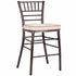 Chivari Fruitwood WoodGrain™ Resin Steel Skeleton™ Chiavari Barstool BCRFB-ST-AX-T