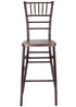 Chivari Fruitwood WoodGrain™ Resin Steel Skeleton™ Chiavari Barstool BCRFB-ST-AX-T