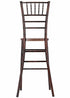 Chivari Fruitwood WoodGrain™ Resin Steel Skeleton™ Chiavari Barstool BCRFB-ST-AX-T