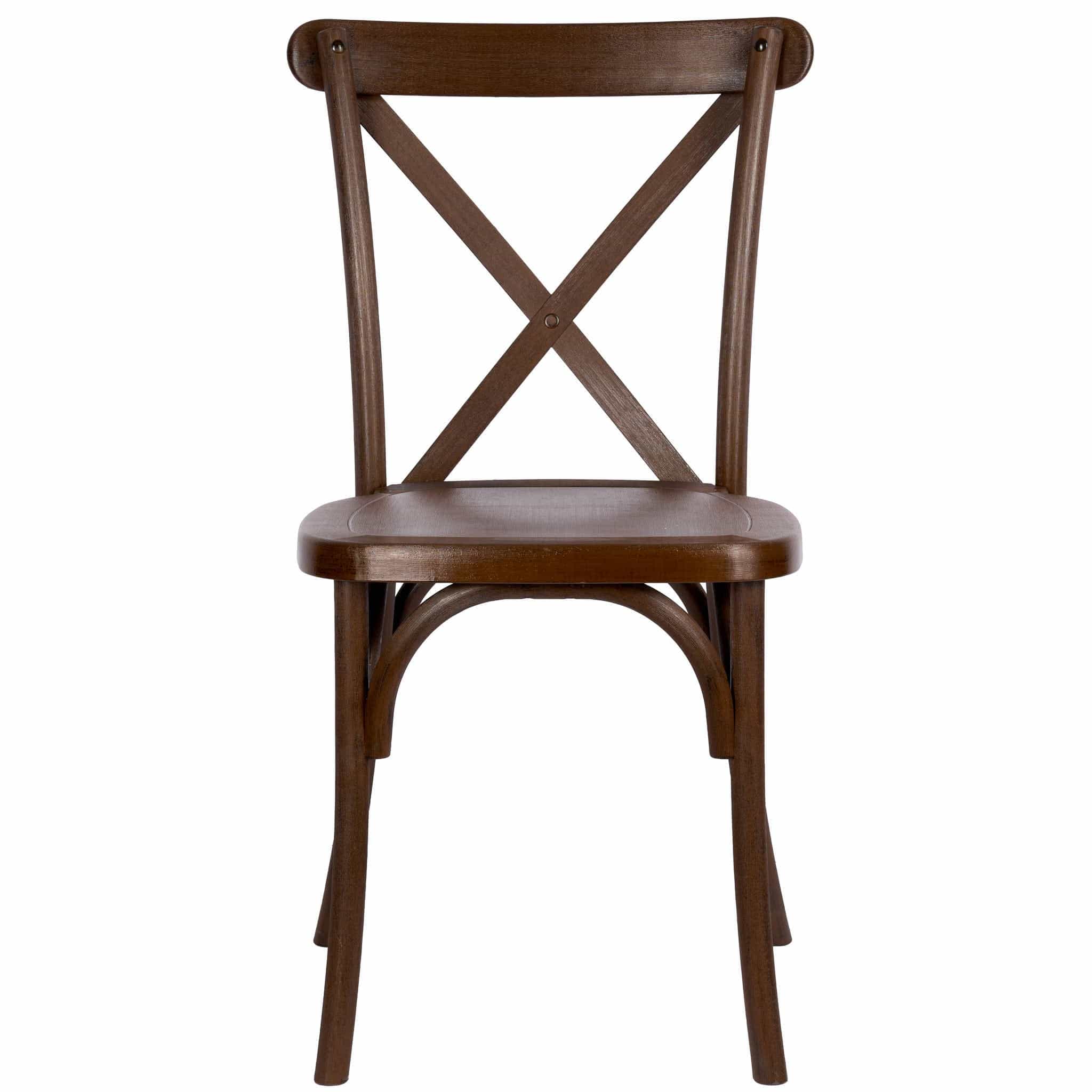 Chivari Fruitwood Fluted Leg Farm Table Dining Set with 10 Chairs TFARM-FRUITWOOD-T-LEG-KIT-CXR-AX