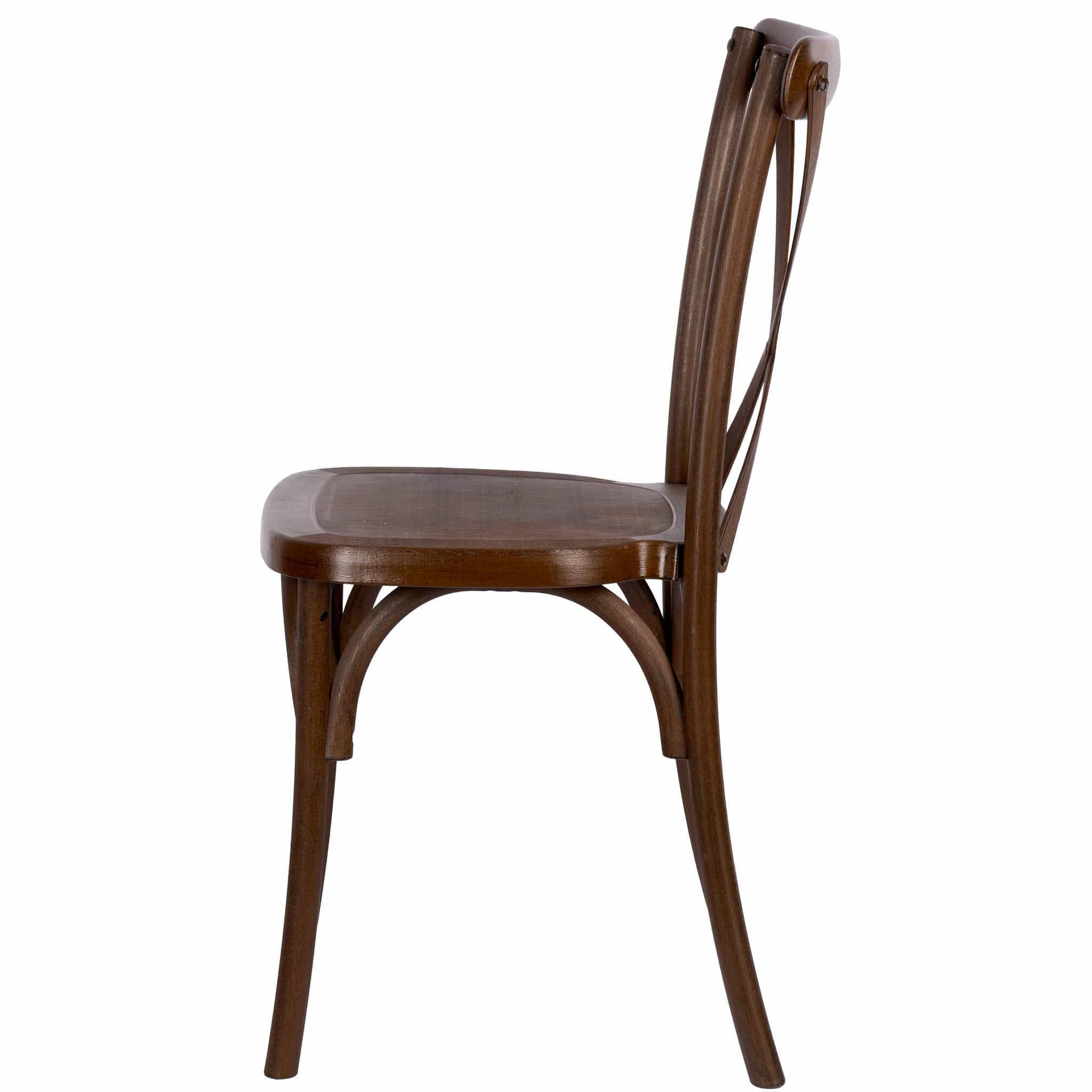 Chivari Fruitwood Fluted Leg Farm Table Dining Set with 10 Chairs TFARM-FRUITWOOD-T-LEG-KIT-CXR-AX